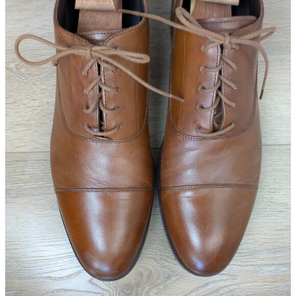 Cole Haan Grand OS Oxford Shoes Mens 13 M Brown Leather Cap Toe Dress Classic main image 6